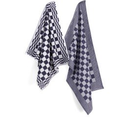 Keukendoek blauw 50x50 6 stuks SALE Mingle moose.