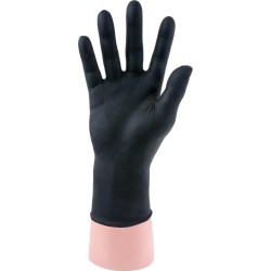 Nitril wegwerp handschoenen latex-en poedervrij - zwart - maat XL