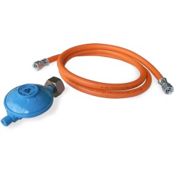 Gasinstallatiesetje propaan/butaan 30mbar 1,5m - 1/4" links x 1/4" links