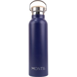 MontiiCo Original thermosfles - dubbelwandig RVS - 600ml - Cobalt blauw