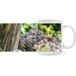 Beker - Kitten in Tuin - 1 stuk
