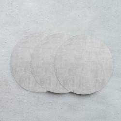 GR onderzetters voor glazen - Concrete Light - Vinyl - 6st