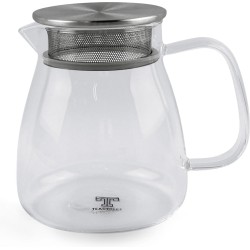 Teastreet | theepot met rvs theefilter in deksel| glas | 720 ml