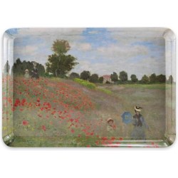 Dienblaadje, Mini, 21 x 14 cm, Monet, Veld met klaprozen