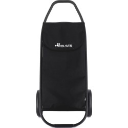 Rolser boodschappentrolley - Com MF 8 Black Tube (Negro)