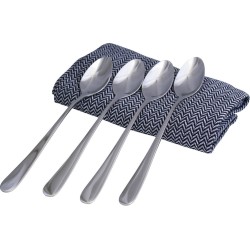 Longdrinklepels - Ludovici interior - 6 stuks lange lepels - latte lepels - 18/10 Edelstaal