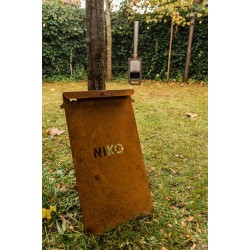 NIKO Design outdoor pizza oven - afdekplaat voorkant