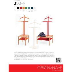 Officinanove - James Clothes Hanger Stand RAL 2008