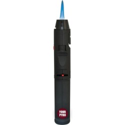 Pen Torch Black Turbo - Aansteker met stormvlam - Navulbaar - Vuurwerk, creme brulee en kaarsen - Yourpyro