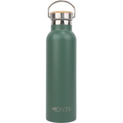 MontiiCo Original thermosfles - dubbelwandig RVS - 600ml - Sage groen