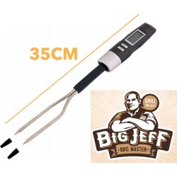 BBQ  Vleesthermometer XXL 35cm  Big JEFF bbq master  | Keukenthermometer | Thermometer | Grillthermometer | Braadthermometer | kookthermometer