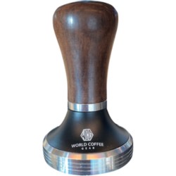 World Coffee Gear - Coffee Tamper - 58mm - Black Walnut Handle