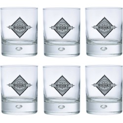 Durobor - Whisky tumbler glazen - 12x - Disco serie - transparant - 290 ml