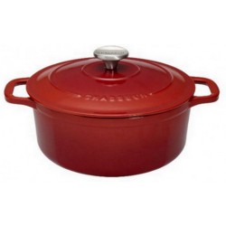 CHASSEUR PUC472258, Terracotta, 3,2 l, Rond, 4 persoon/personen, Keramisch, Halogeen, Gas, Inductie, Gietijzer