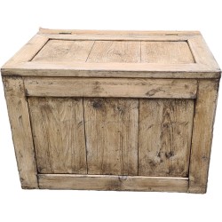 Opbergkist / Speelgoedkist L (124L) - Garden & Furniture - Stevig - Kwalitatief - Massief Hout - Steigerhout - Speelgoed - Kinderen (Opbergbox - Opbergbank - Opbergdoos - Dekenkist - Houten Kist - Antiek look))