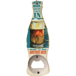 Bieropener - Flesopener - Everyone needs - opener - bier opener - Fles opener - bar decoratie - Decoratie - Kroeg decoratie - Houten bieropener - Opener bier - Cave & Garden