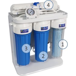 Waterfilter omgekeerde osmose ionisatie 7 stage