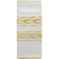 Teixits Vicens - Tafelloper gestikte rand Amarillo Oro motief 235 150x48cm - Tafellopers