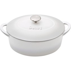 Denby Natural Canvas Gietijzeren Pan Ovaal o28cm