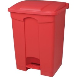 Jantex afvalemmer rood 87L