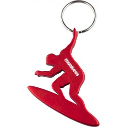 Munkees Flesopener Surfer Rood Staal 5,4 Cm