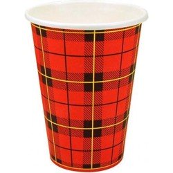Scotty koffiebekers rood, 180 ml, pak van 100 stuks