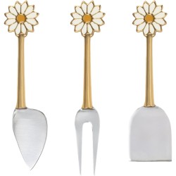 À la Daisy enamel cheese cutlery (set/3)