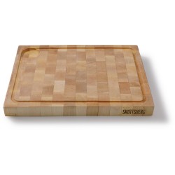 Skottsberg Snijplank met geul Wood Works 40 x 30 x 3.5 cm Hout Beige