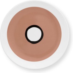 VT Wonen Circles soft Clay Pink - petit four bord - ⌀ 12cm - porselein - roze servies - vt wonen servies