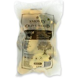 Rookchunks nr.5 1,5 kg sinaasappel Smokey Olive Wood