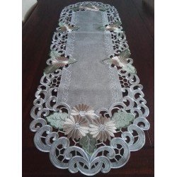 Home Trend Tafelloper - 35x70 cm - Groen