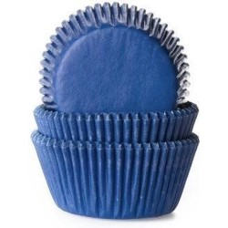 Cupcake Cups Donker Blauw 50x33mm. 500st.
