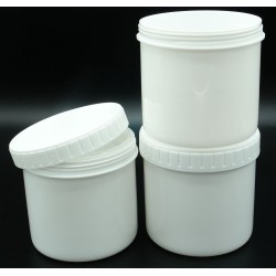 Potten 500ml Leeg 50 stuks - Lege Pot met Schroefdeksel en Binnendeksel - Zalfpot