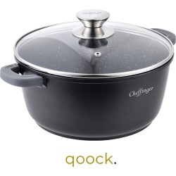 Cheffinger Cooking | Braadpan met deksel | 20cm | Alle Warmtebronnen |DC20