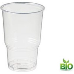 BIO Plastic bekers wegwerp 80 stuks - Biologisch afbreekbaar - Drinkbeker PLA 250ml afbreekbaar