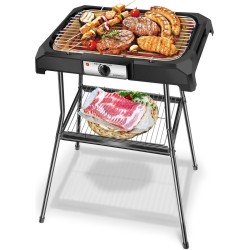 Aigostar Lava Pro 30RRD Elektrische Barbecue -  BBQ - Elektrische Grill - 40x24 cm - 2000 Watt - Zwart