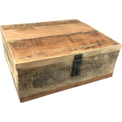 Theedoos | 6 vaks | Gerecycled hout |