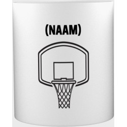 Basketbal mok met eigen naam - Mok met opdruk - basketbal - Basketballer - Sport - 350 ML inhoud - Cadeau - Verjaardag - Geschenk - Gepersonaliseerde mok - Jongens en meisjes