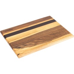 Woodflow snijplank - Kersen, Sapele en Thermo essen hout - 37 x 25 x 2cm