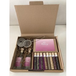 Let's alchemize and create your own PINK Gin complete set - Gin making kit - Gin botanicals - Gin tonic geschenkset