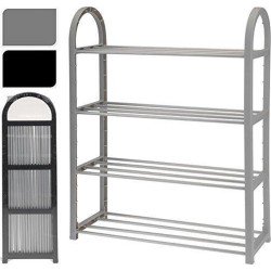 Schoenenrek 4 laags 50x65x18.5cm 2 assorti kleur