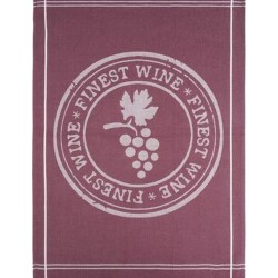 Clarysse Theedoek Finest Wine Rood 50x70cm