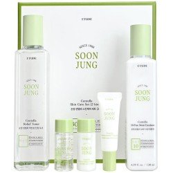 Etude House SoonJung Centella Skin Care Set 15ml, 15ml, 7ml, 5ml