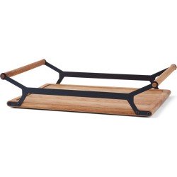 GEJST KOLLEKT - Eiken dienblad, met handvatten - 46 x 32 x h10cm