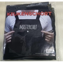 Keukenschort Masterchef - Zwart