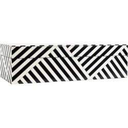 Opbergbox - Colmore - Chique opbergdoos - Decorstie - Luxe opbergbox - Black/White - Decoratiebox