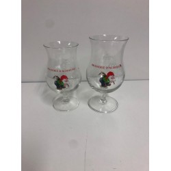 La Chouffe bierglas set 2 stuks 25 & 33cl bierglazen