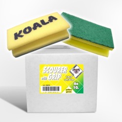 KOALA  Schuurspons met grip- 10 stuks