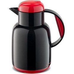 Rotpunkt Jenne 970 - Thermoskan - Dubbelwandig - Isoleer - Zwart/Rood - 1 Liter