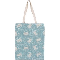 CGB Giftware Harbour Blue Crab Shopping Bag (Height: 42 cm Width: 34cm) (Blue)